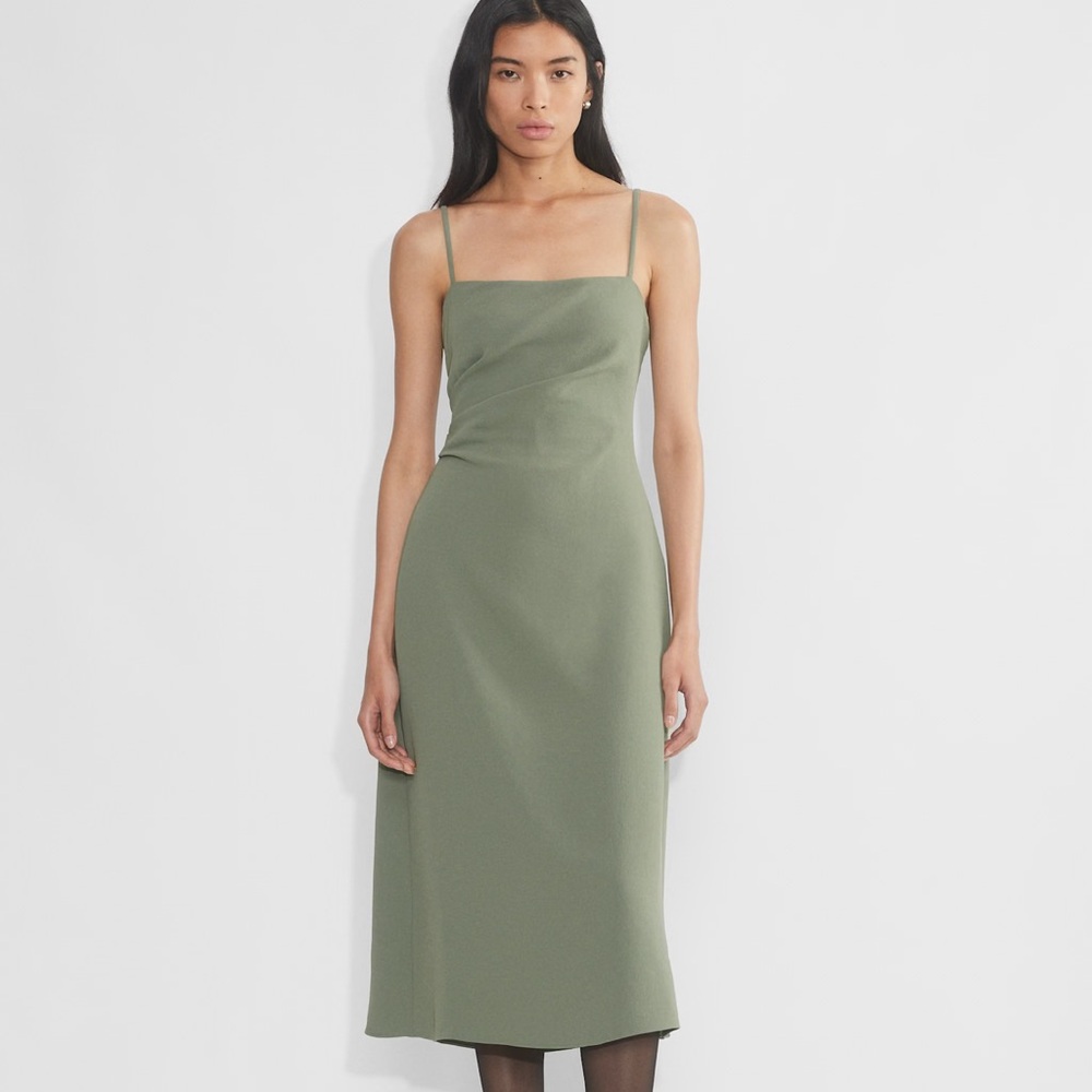 Aritzia Ninnette Dress in Sage Green